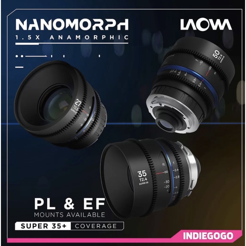 (Mirrorless) Nanomorph 1.5X Anamorphic