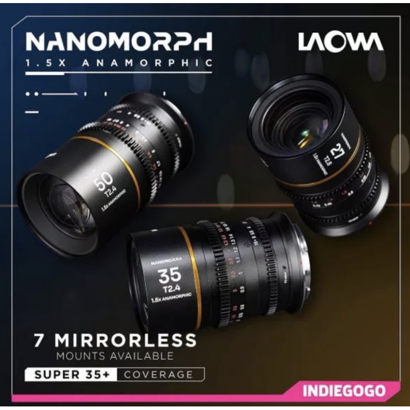 (Mirrorless) Nanomorph 1.5X Anamorphic