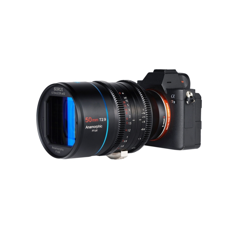 Ống kính SIRUI Venus 75mm T2.9 1.6x Anamorphic RF mount