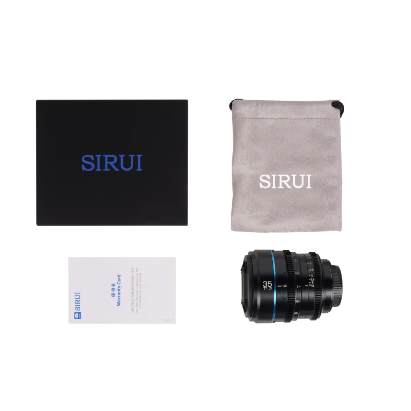 Ống kính Cine SIRUI Night Walker 35mm T1.2 for Sony E