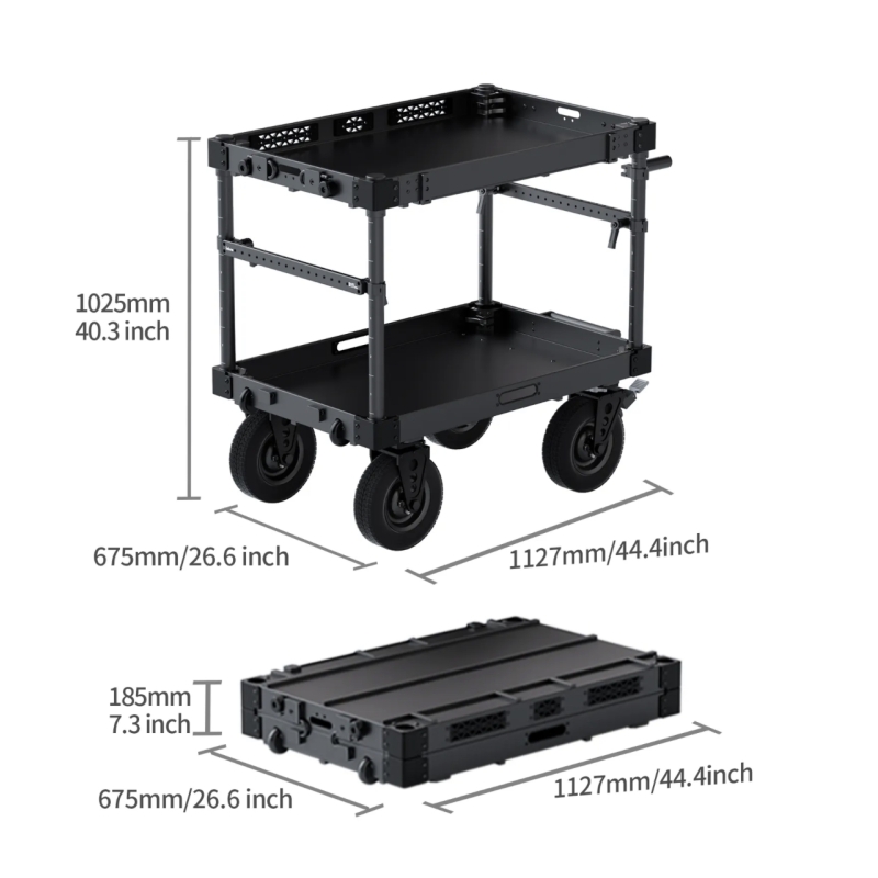  Xe Đẩy Pro Cho Nhiếp Ảnh Quay Phim SELENS  Tải Trọng 300Kg (SCF2-CW55)