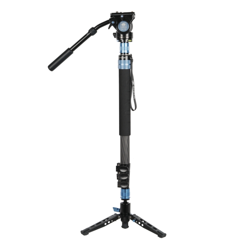 Chân đơn Monopod Carbon Sirui P-424 FL + Ballhead VH10