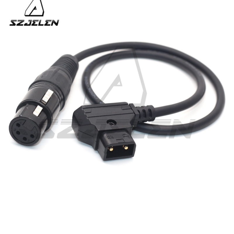 Dây nguồn D-Tap Cổng B sang dây nguồn cáp 4 chân XLR nữ 12V