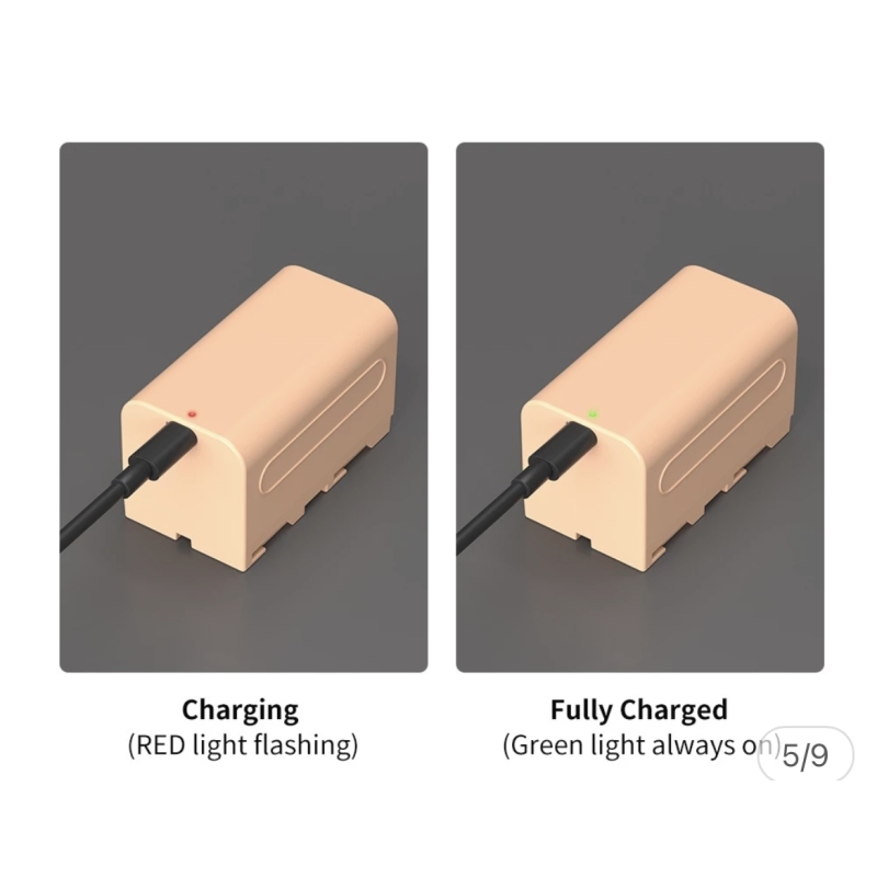 Pin máy ảnh KingMa NP-F750 kèm cáp sạc Type-C