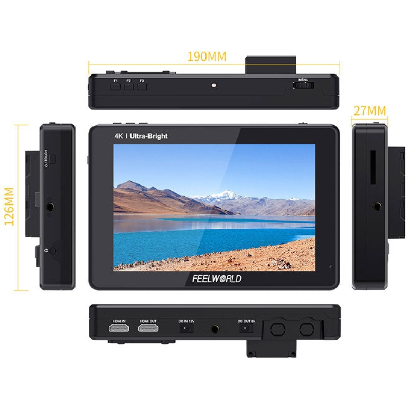 FEELWORLD LUT7 PRO 7INCH 2200NITS MÀN HÌNH MÁY ẢNH LUT TOUCH F970