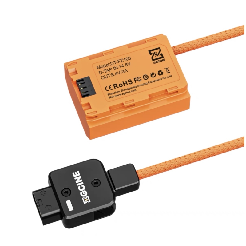 Dummy Zgcine NP- FZ100 sang đầu D- TAP/ TYPE C/ dây nguồn USB C A7M4 FX3