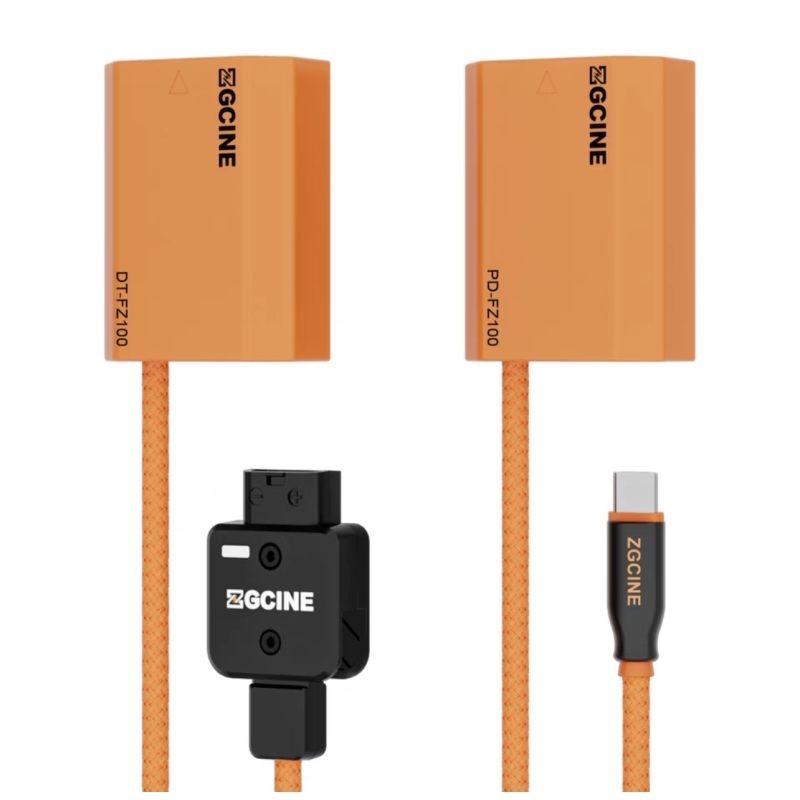 Dummy Zgcine NP- FZ100 sang đầu D- TAP/ TYPE C/ dây nguồn USB C A7M4 FX3