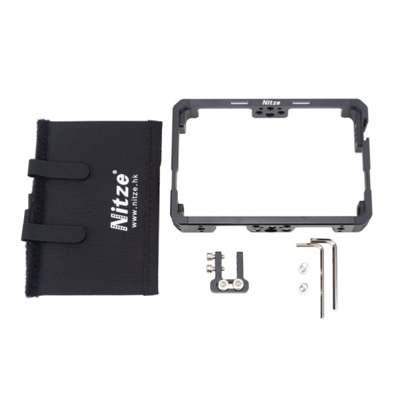 Khung giá đỡ màn hình Nitze có mái che nắng cho PortKeys - JTP2-BM5 (Lồng + Mái che nắng)