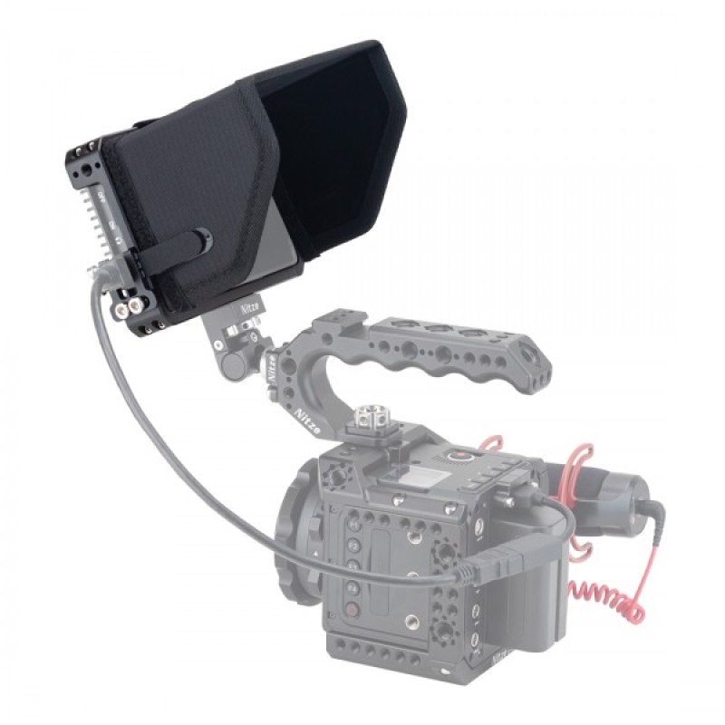 Khung giá đỡ màn hình Nitze có mái che nắng cho PortKeys - JTP2-BM5 (Lồng + Mái che nắng)
