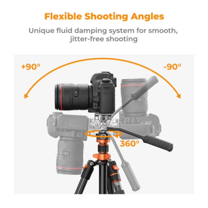 Chân máy K&F Concept K234A7+FH-03 - KF09.136