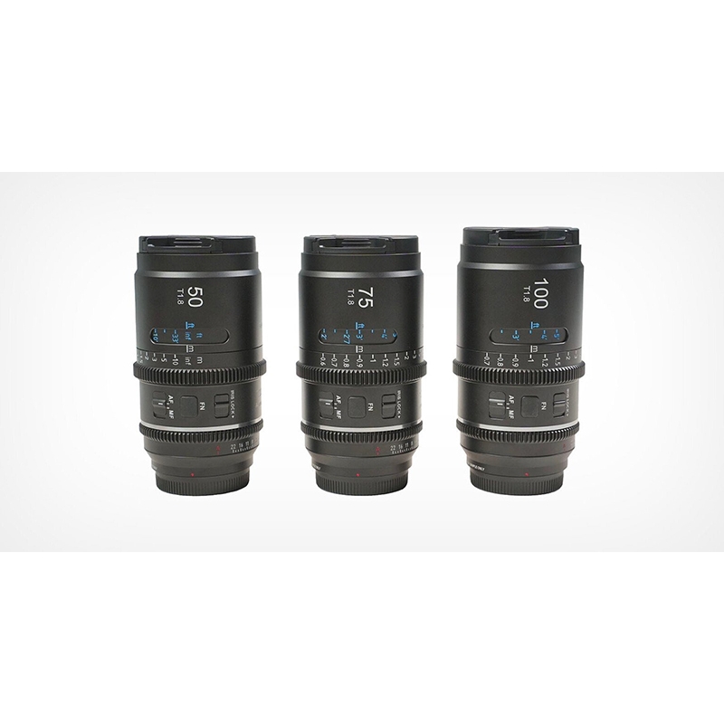 Ống kính điện ảnh Anamorphic lấy nét tự động toàn khung hình 1.33x 50 / 75 / 100mm T1.8