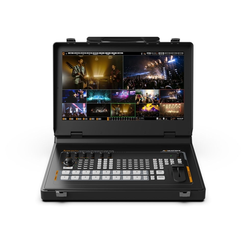 Bàn trộn Avmatrix SHARK S8X PLUS - 8 kênh SDI/HDMI LCD FHD 17.3 inch