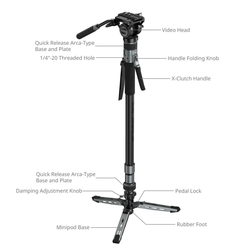 Smallrig 6286 – Chân máy ảnh máy quay SmallRig