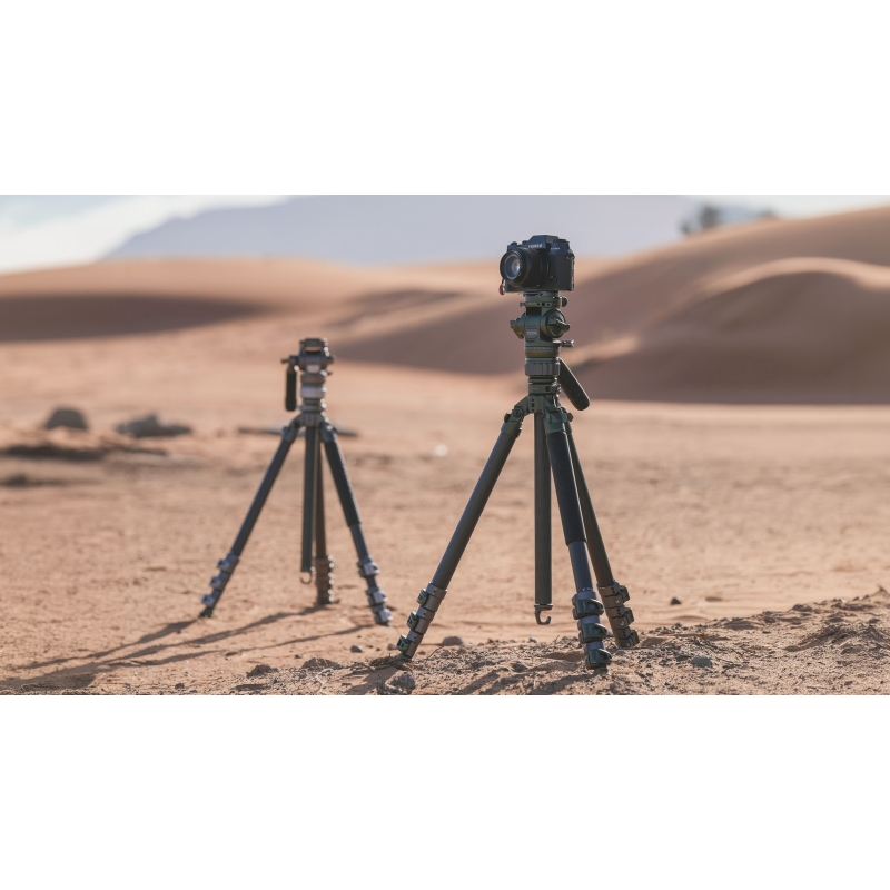 Tilta VT05 Travel Video Fluid Head with 3-Stage Carbon Fiber Tripod Legs (5KG)