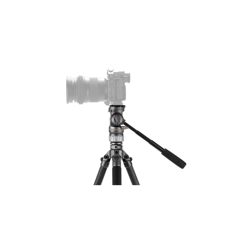Tilta VT05 Travel Video Fluid Head with 3-Stage Carbon Fiber Tripod Legs (5KG)