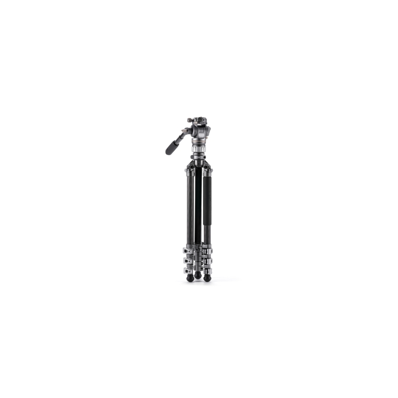 Tilta VT05 Travel Video Fluid Head with 3-Stage Carbon Fiber Tripod Legs (5KG)